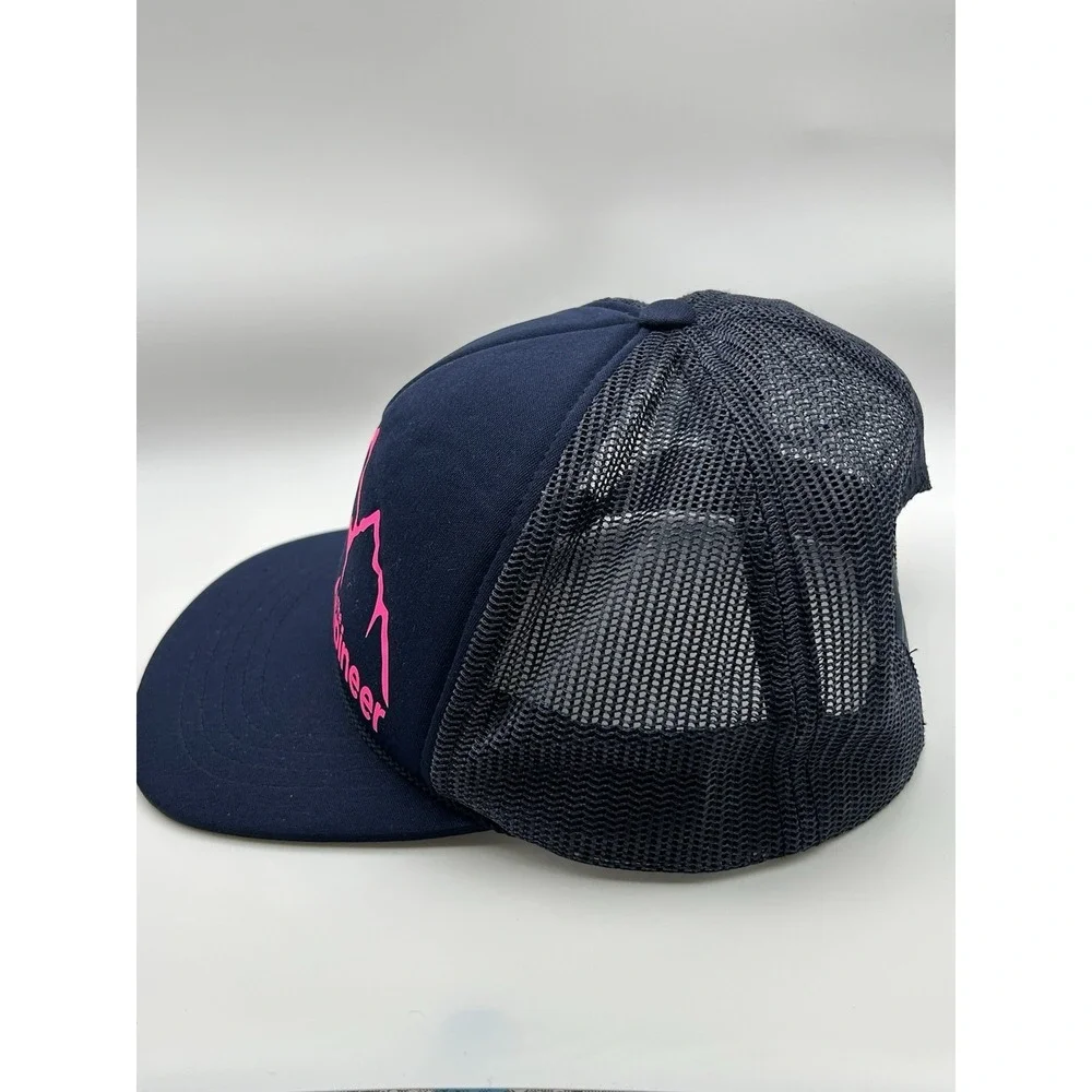 Ski Town All-Stars The Alpineer Rope Trucker Hat Navy Mesh Back Adjustable Youth